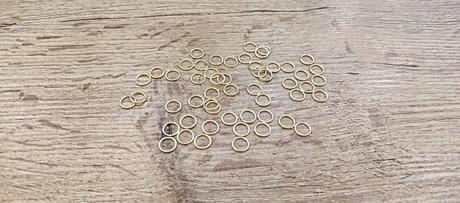 Základ na kľúčenku - zlatý - 3 set, 