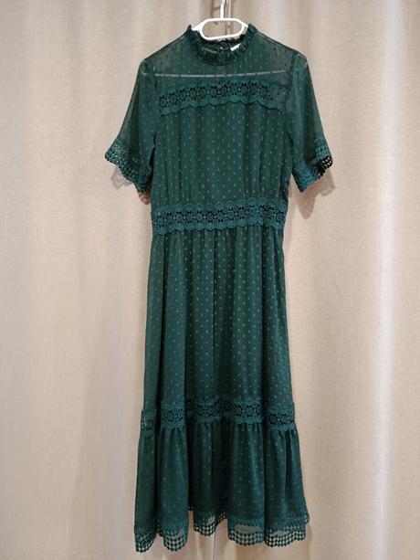 Šaty zelené, zn. reserved, veľ. 38, ako nové, reserved,38