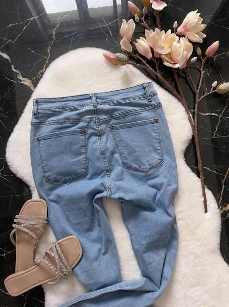 Bledomodré jeansy, reserved,s