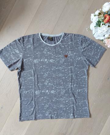 Melírované bavlnené tričko-top stav, l