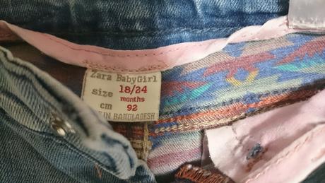 Dievčenské rifle zn. zara, zara,92