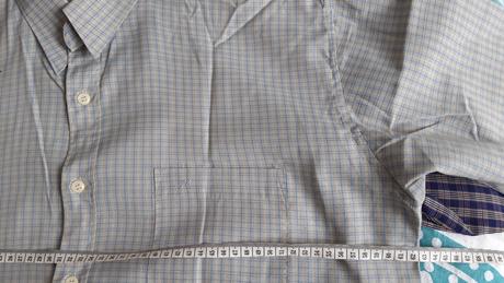 Košeľa 2ks štvorčekový vzor, xxl