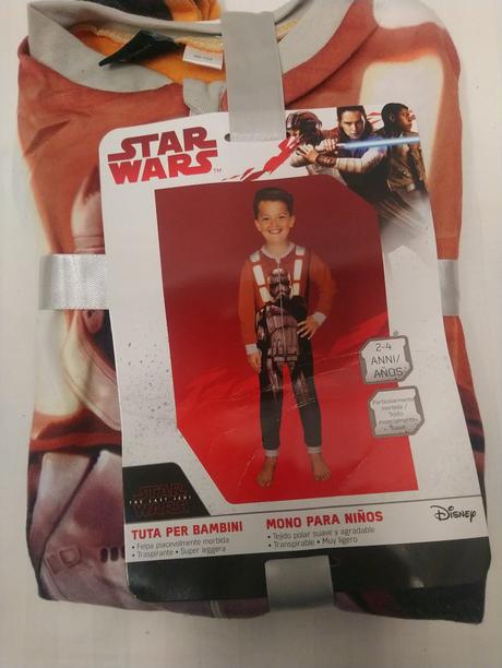 Kostým overal star wars, disney, 2-4 r, 98-104, 