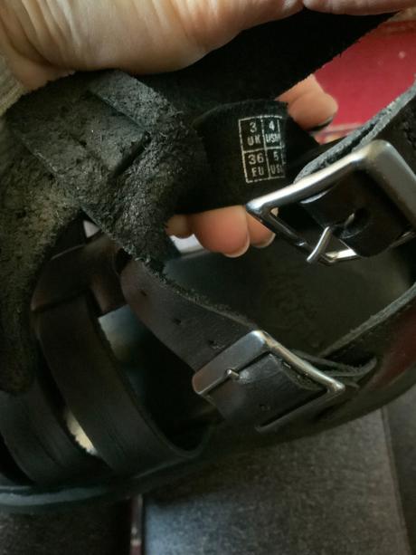 Dr martens sandále vysoké čierne kozenne, 36