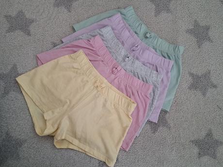 Kraťase 5ks, hm, veľ. 128, h&m,128