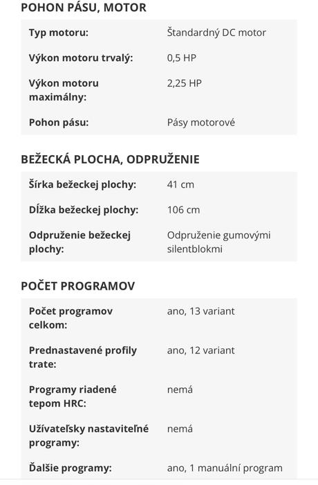 Bežecký pás urevo foldi mini, 