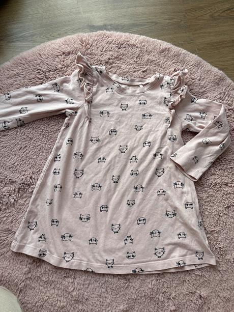 Šaty lindex s mačičkami, lindex,104