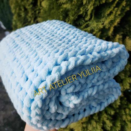 Deka pre novorodencov, farba svetlo modrý, 