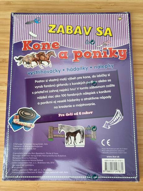 Kniha zabav sa - kone a poníky, 