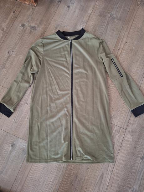 Predlzena khaki mikina, xl