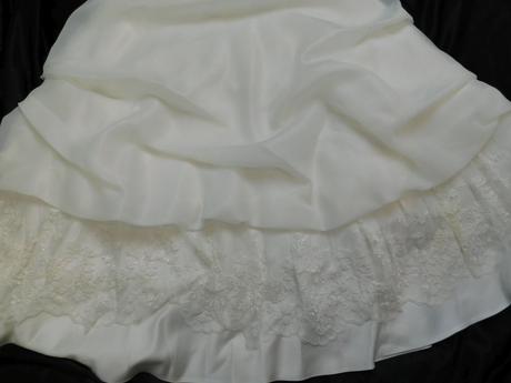 Luxusne nadherne svadobne saty(komplet), 38