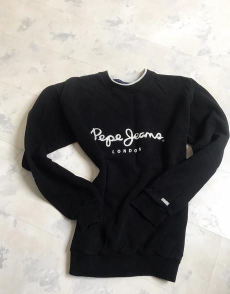 Teplá tepláková mikina l/xl, pepe jeans,xl