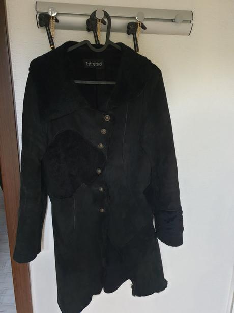 Kabát talianskej značky,  koža, s