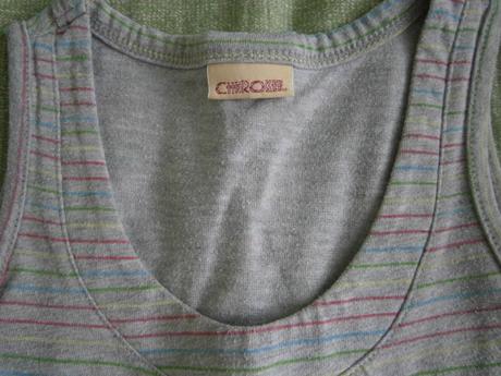 Šatové tričko bez rukávov, cherokee,122