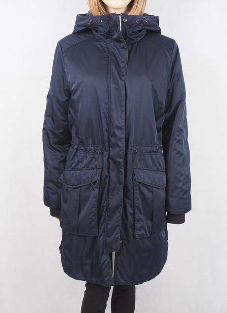 Tmavomodrá zimná bunda h&m, h&m,42