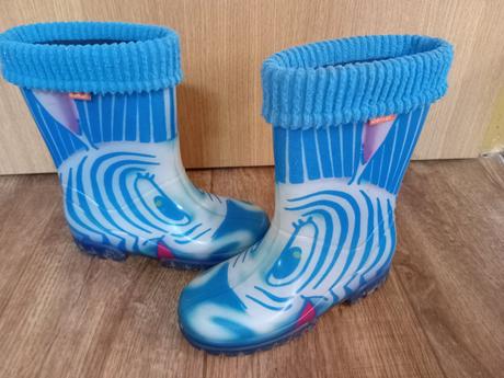 Gumáky modré č.32, demar,32