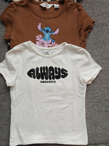 Tričká veľ.134/140, h&m,140