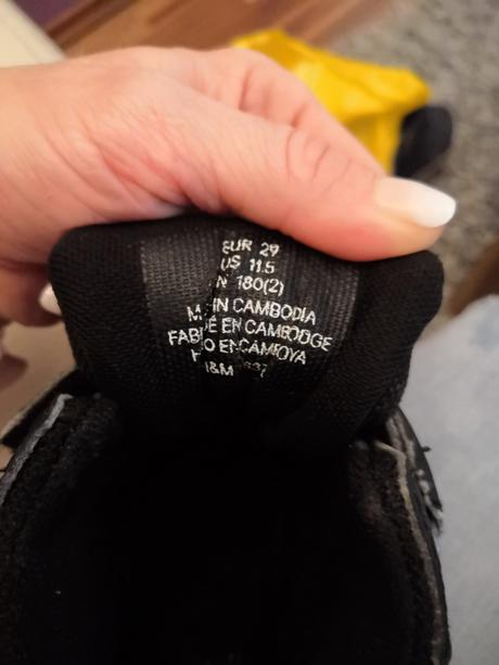 Celokozene čižmy, h&m,29