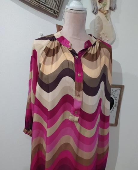 Košeľové oversize šaty,