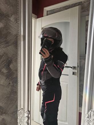 Dámsky moto komplet s chráničmi xs, xs