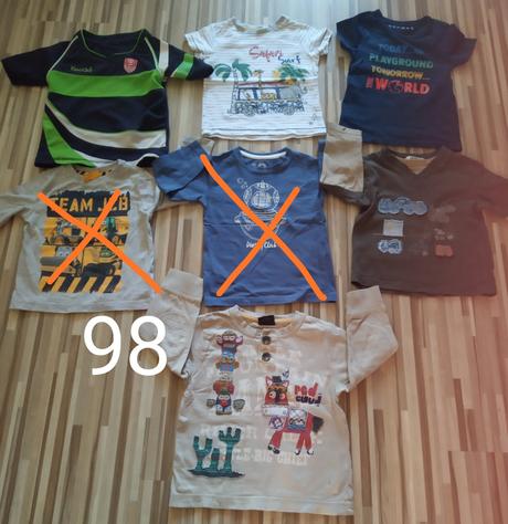 Balík-letne tričká 98 ch 5ks, 86–98