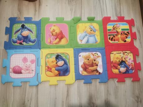 Penové puzzle macko pú, 