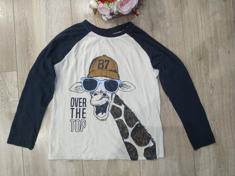 Tričko so žirafou, v. 128, pepco,128