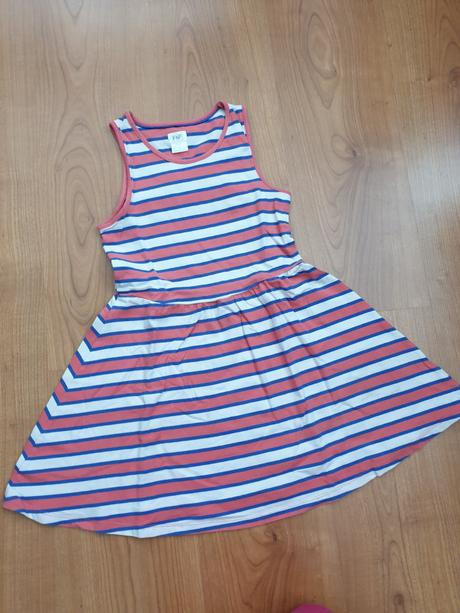 Trickovinove letne saty 6-7rokov, f&f,122