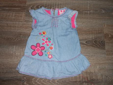 Juniors riflové letné šatky na 6/9 mesiacov, 74