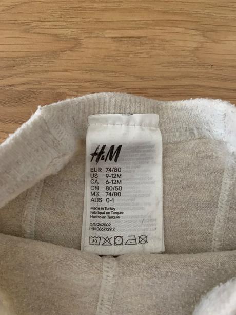 Pancušky h&m 74/80, h&m,74