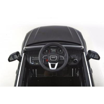 Elektrické autíčko audi q7 new, čierne lakované, e,