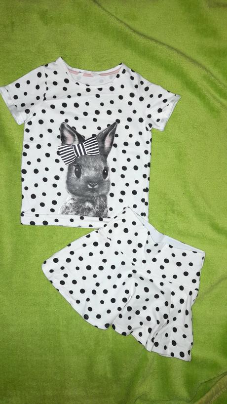 Sukna + tricko hm 134/140, h&m,134