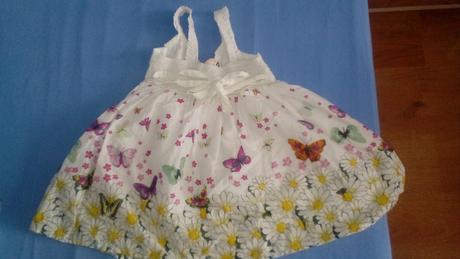 Motylikove letne saty, h&m,92