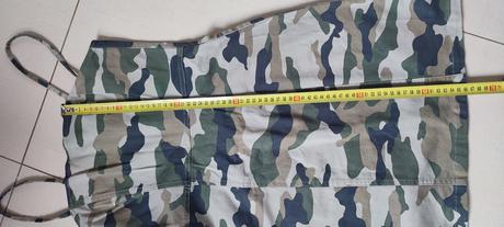 Maskáčové šaty, h&m,38