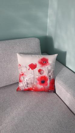 Obliečka na vankúš vlčí mak,