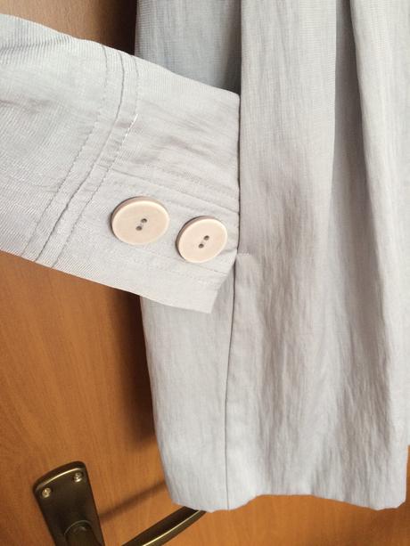 Prechodný šedý - sivý kabátik 38, m