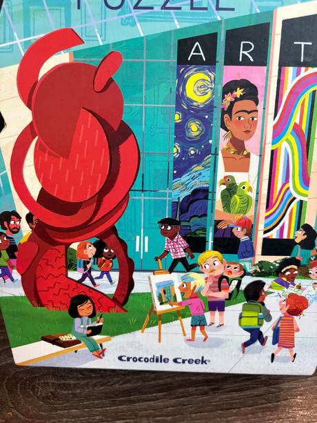 Crocodile creek puzzle noc v muzeu - umenie, 