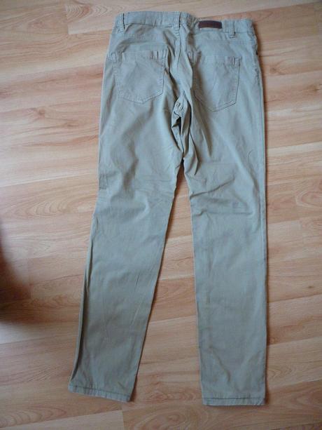 Bežove nohavice, h&m,36