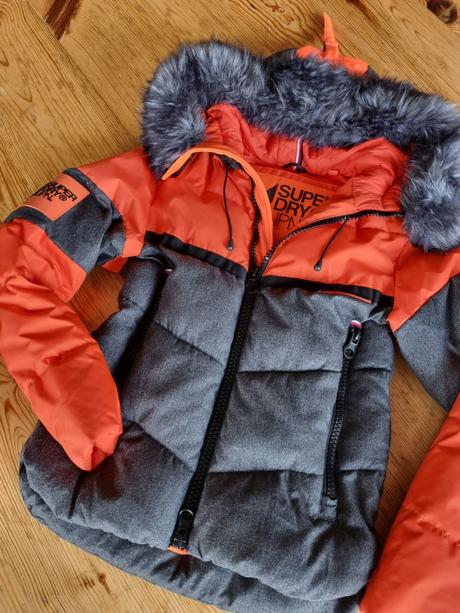Bunda zimná superdry, superdry,l
