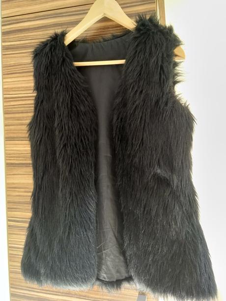 Kožušinová vesta, s