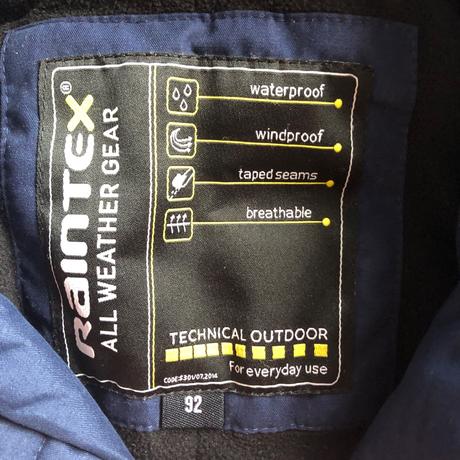 Vodeodolna zimna bunda, 92