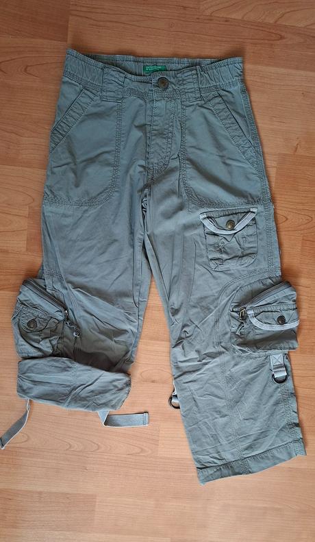 Benetton 3/4 nohavice + kraťasy č.110, benetton,110