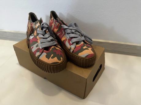 Dámske tenisky retro jeans, 38