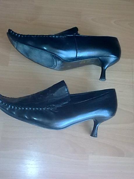 Cierne topanky-lodicky c.41+kabelka, 41