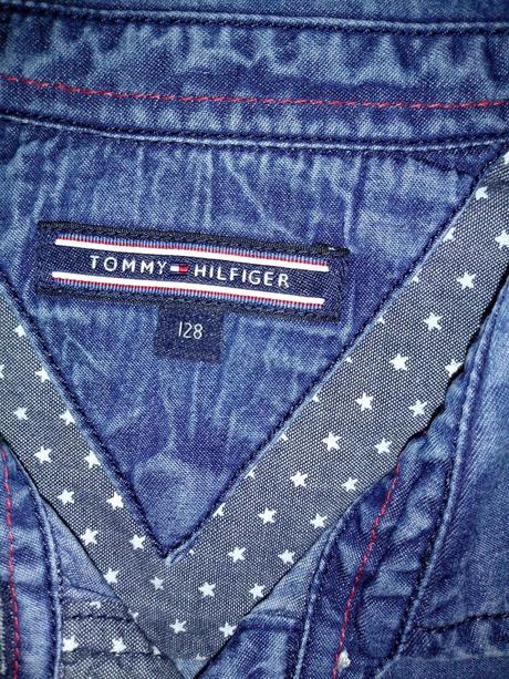 Rifľová košeľa tommy hilfiger 128, tommy hilfiger,128
