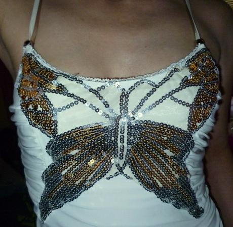 Tričko s glitrami-aj ako slávnostny top, m