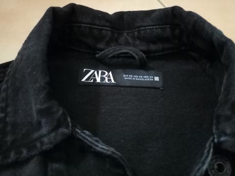 Dámska riflova bunda zn. zara, zara,xs