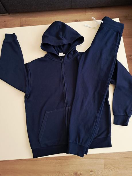 Tmavomodra mikina h&m v.134/140, h&m,134