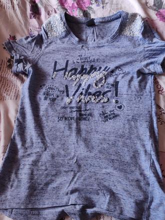 Bledomodre tričko, 140