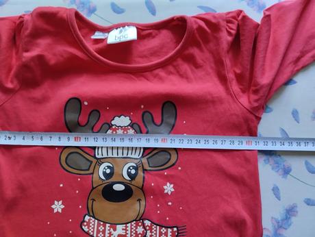 Červena tunika -šaty, bonprix,110